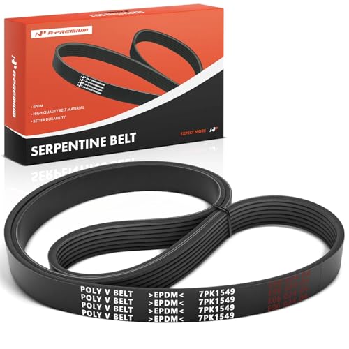 A-Premium 61.02 Inch Serpentine Drive Belt Compatible with Toyota & Lexus Cars - Camry, RAV4, Highlander, Sienna, Avalon, Venza, ES350, GS300, GS350, IS250, IS300, IS350, RC300, RC350, V6 Gas Only