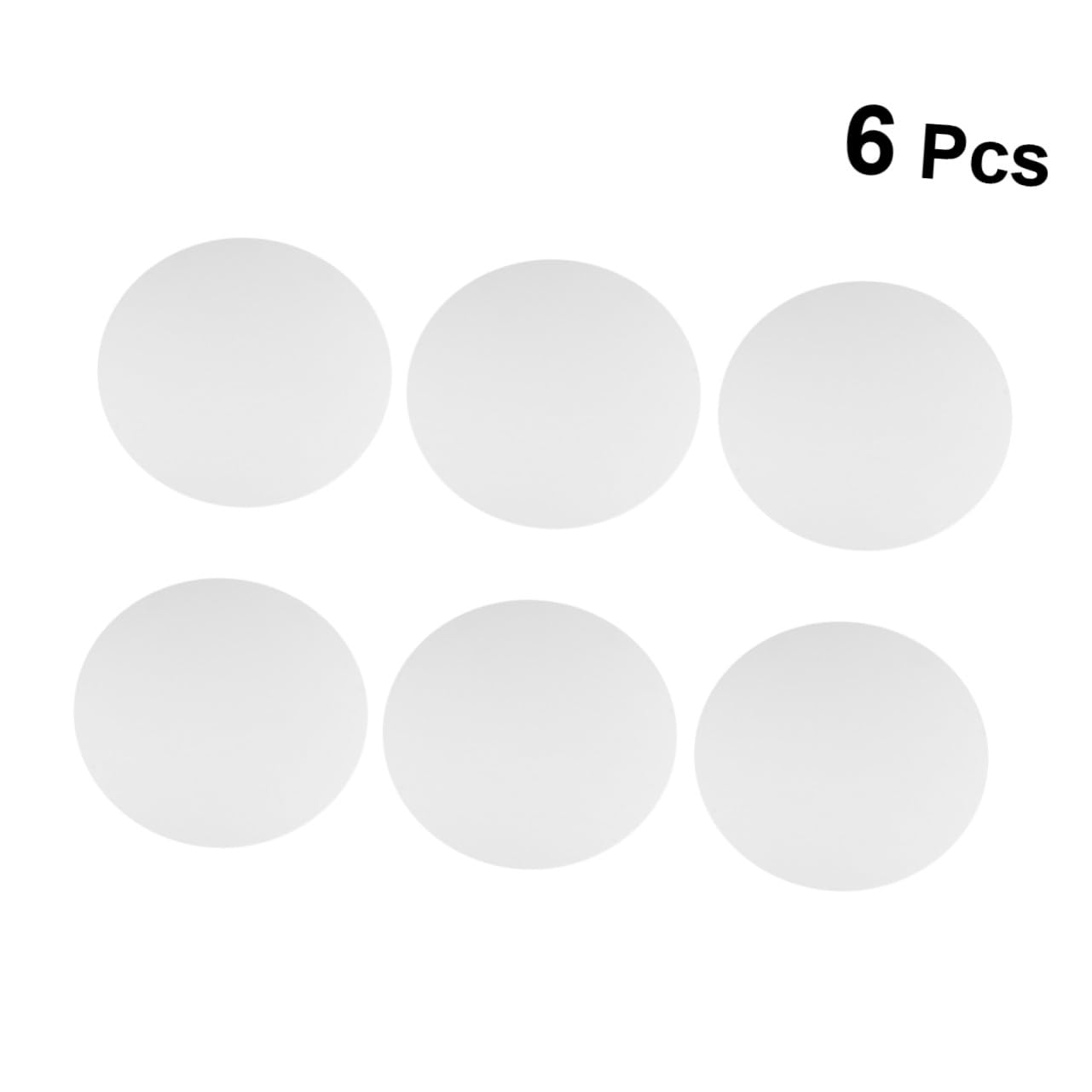Lot de 6 Toiles Rondes Blanches en Toile de Coton Diamètre 30cm Panneaux pour Peinture DIY pour Étudiants et Amateurs D'art