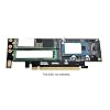 Cablecc PCI Express PCI-E 3.0 & Dual SATA to NGFF NVME MSATA M-Key B/M-Key SSD Card Adapter 3in1