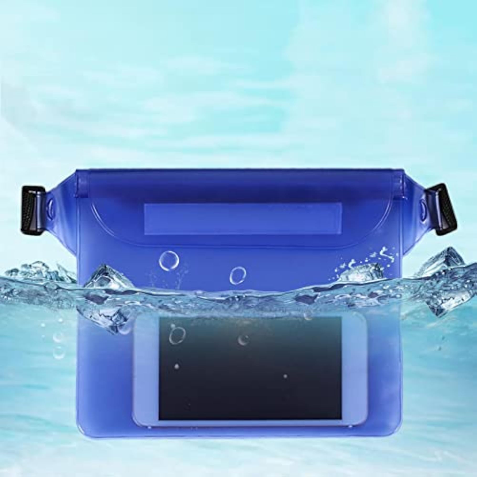 Waterproof Storage Bag Durable Pouch for Kayaking, Outdoor Blue