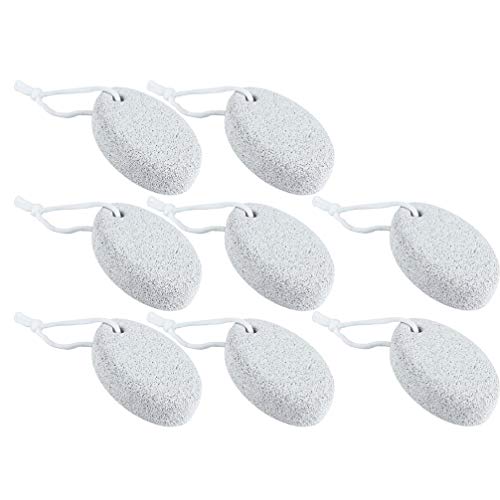 Exceart 8pcs Pumice Stones For Feet Dry Dead Skin Callus Remover Scrubber For Feet Heels And Palm Pedicure Exfoliation Tool