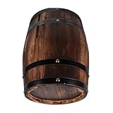 Tonneau à vin en bois : fabriqué à partir de bois sûr, ce tonneau est construit pour durer, garantissant durabilité et fiabilité.