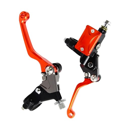 Levier d'embrayage hydraulique 22mm orange pour moto YZ 125 250F et TTR