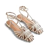 GIOSEPPO WUNDANY, Zapatos Planos Mary Jane Mujer, Platino, 41 EU
