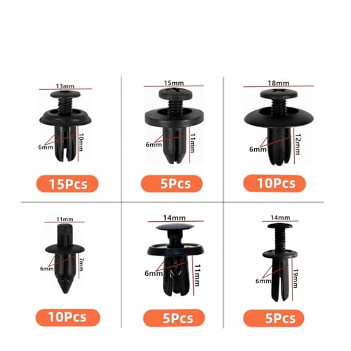 ROBAUN 6mm I[goCp}bhK[hlWxbgobOpbNAzC[A[`pAԂ̃gNpvX`bNt@Xi[NbvCp(50Pcs Mix HH54)