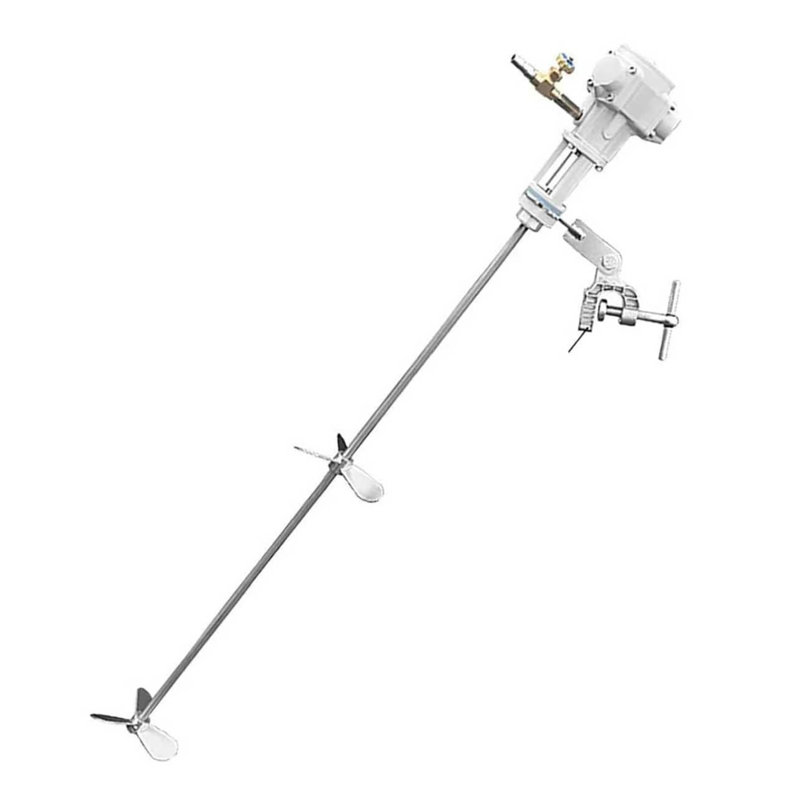 Genérico Mezcladora De Pie De 25 Galones, Agitador De Cubeta Resistente De 1/4 HP, con Varilla Agitadora De Acero Inoxidable De 1 M, For Una Mezcla Eficiente De Pintura Y Uso Industrial.