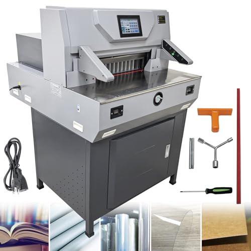 INTSUPERMAI 520mm Electric Paper Cutter with Safety