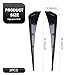 Opuweiy Fender Side Vents, Car Spoiler, Car Modification Side Fender Decorative Stickers, Auto Exterior Accessories, 2PCS (Black)