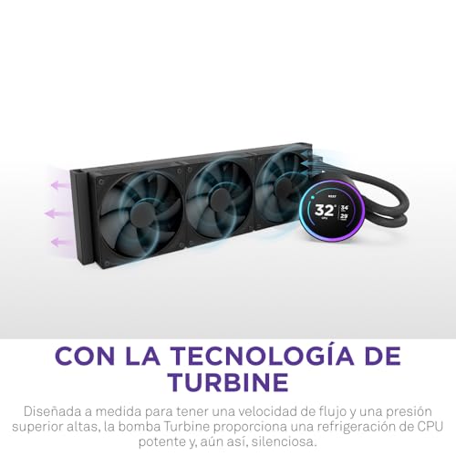 Refrigeración líquida CPU AIO 360mm para jugar y renderizar sin ruidos en PC 2