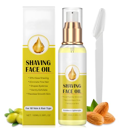 Aceite Para Barba, Aceite Para Barba Aceite Barba Aceite Barba Hombre con Afeitadora Mujer Suaviza el Cabello Antes Del Afeitado, Lubrica la Piel, Hidrata y Protege la Piel de Todo el Cuerpo 100ml