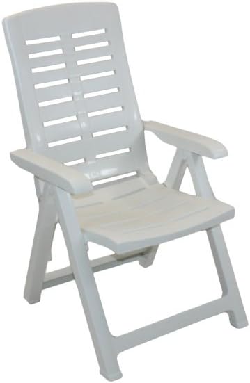 SupaGarden Multi Position Armchair White