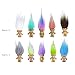 100PCS Mini Troll Dolls, PVC Vintage Troll Doll Mini Action Figures 1.2