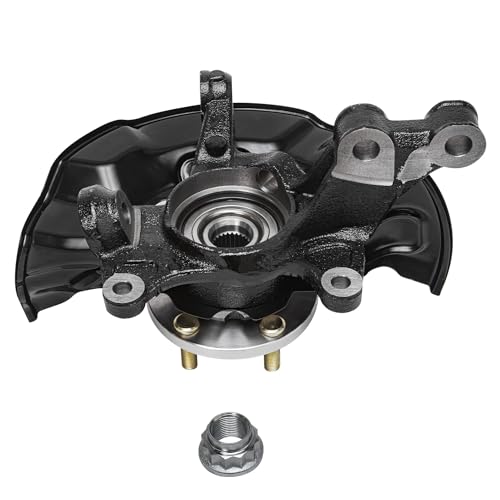 Image of Detroit Axle - Front Steering Knuckles & Wheel Hub Bearings + Struts w /Coil Spring Replacement for 2014-2018 Toyota Corolla 1.8L - 4pc Set