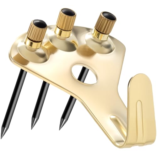 ANCIRS 100 lbs Picture Frame Hangers Hooks with Nails, Picture Hanging Hooks, Heavy Duty Plaster Wall Pro Photo/Heavy Mirror Hanging Kit (20 Pack)