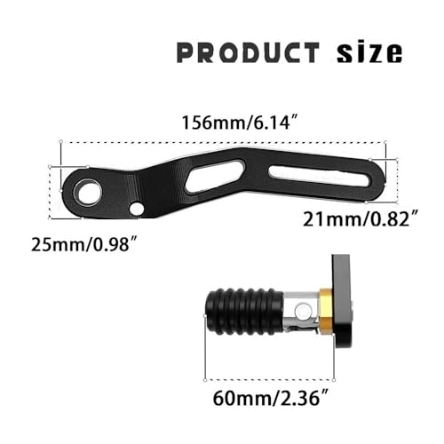 Levier changement moto Trident 660 accessoires finition usinée - 7