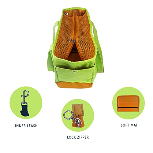 Okawany Cat Carrier Purse, Dog Purse Carrier,Puppy, Kitten, Portable Stylish Pet Travel Handbag | Ventilated Soft-Sided Outdoor Handbag With Pad Safety Tether For Small To Medium Cats And Small Dogs #TOP6