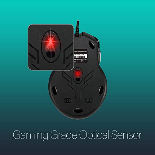 Adesso Imouse X1, The Multi-Color 6-Button Gaming Mouse (Red) #TOP5