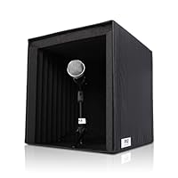 Pyle Sound Isolation Recording Shield Box - Microphone Foam Booth