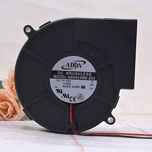 ADDA 24V 0.40A 9733 AB0924MB-Z03 9.7CM Turbo High Airflow Blower Fan