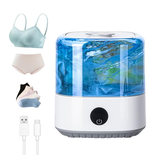 Catálogo para Comprar On-line mini lavadora de ropa automatica al mejor precio. 47 Mini lavadora portátil de 3 litros, ropa interior inalámbrica recargable y lavadora delicada con carga tipo C, máquina de lavandería compacta para solteros, apartamentos...
