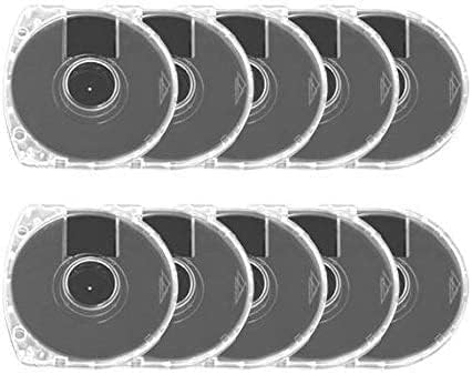 10 PCS Rymfry UMD Game Disc Storage Case Crystal Clear Case Shell for PSP 1000 2000 3000