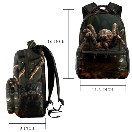 Sac à dos de voyage Spider multicolore avec porte-bouteille