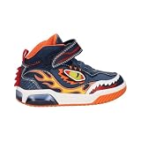 Geox Garçon J Inek Boy A Sneakers, Navy/Lt Blue, 28 EU - 4