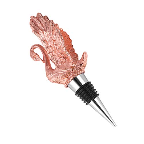 Alipis Swan Wine Pourer Bottle Stopper Creative Zinc Alloy Animal Design for Parties Restaurants Bars Fun Wine Accessories for Entertaining