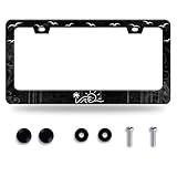 Waves and Sun License Plate Frame Funny Hawaiian License Plate Frames Stainless Steel Accessories Cars Decor with 2 Holes and Screws Fits Standard Us Ca Vehicles License Plate Holder Size 12.2 X 6 in