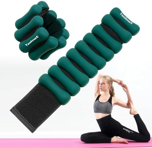 Ankle & Wrist Weights for Women and Men, Wearable Strong Arm & Le...