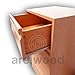 arelwood Cajonera para Armario Frente Postformado Cerezo Duero Montada 85x50-2 Cajones. Alto...
