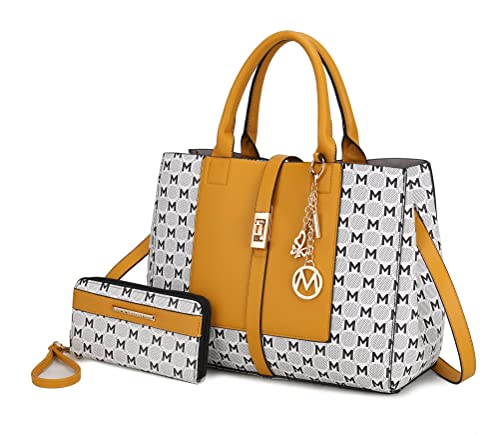 Image of J'OMOR by Mia Satchel Bag & Wristlet Wallet for Women's Crossbody Bag Tote Handbag Top-Handle Purse