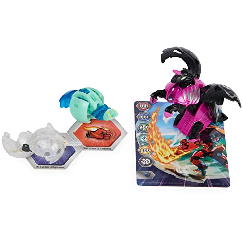 Bakugan Evolutions, Neo Pegatrix With Nano Blade And Siphon Platinum Power Up Pack, True Metal Action Figure, 2 Nanogan, 2 Bakucore, 2 Ability Cards, Kids Toys For Boys And Girls, Ages 6 And Up #TOP2