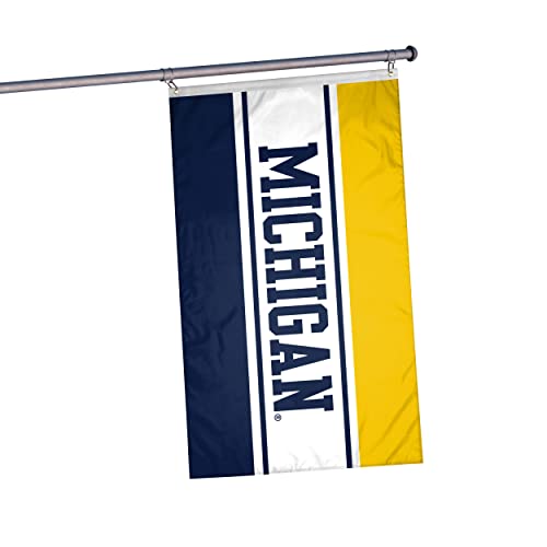 Drapeau Michigan Wolverines 91x152 cm double face horizontal pour supporter NCAA - 2