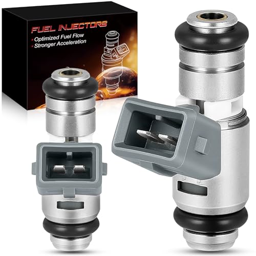 YZHIDIANF IWP162 For:-Harley Davidson Motorcycle Fuel Injectors Fits 2004-2005 Softail, 2001-2010 Dyna, FLH, FLT, Replacement 27609-01B, 27609-01, 1022-0113 (Set of 2)
