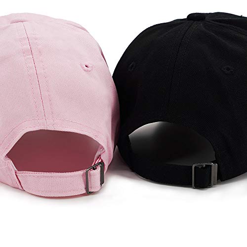 Mom Dad Couple Hats Embroidered Distressed Vintage Baseball Cap (Mom & Dad) #TOP3