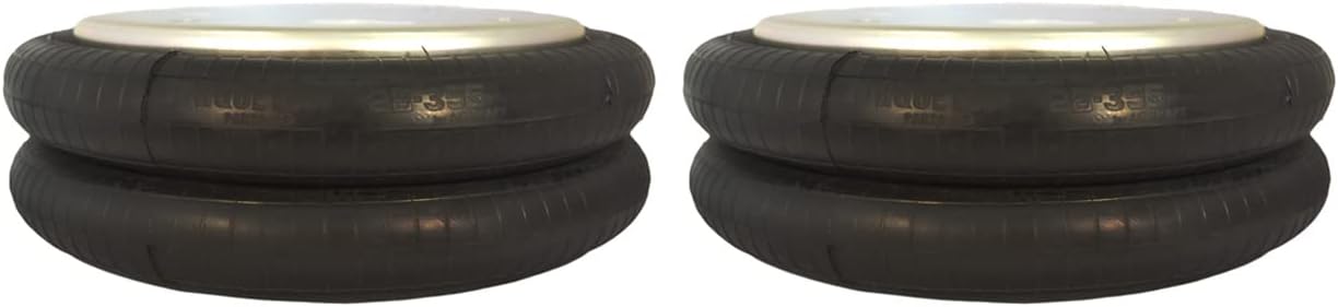 2 PCS TORQUE Double Convoluted Air Spring Bag Replacement For Firestone 7136, W01-358-7136, Hendrickson S-1080, C-1080 (2 x TR7136_01_)