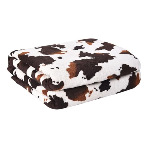 Homesmart Cow Print Blanket Queen Size Microfiber Soft Cow Print Stuff - Picture 25 of 37