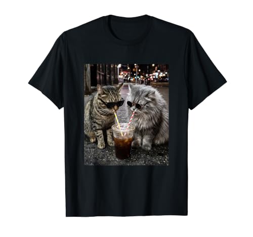 �A�C�X�R�[�q�[������2�C�̔L Ice-Coffee Cat Funny Cat Meme T�V���c