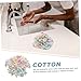 OUNONA 1Pack Colored Cotton Balls for Makeup Removal Pack of Soft Absorbent Cotton Balls for Home and Beauty Salon Use Gentle Skin