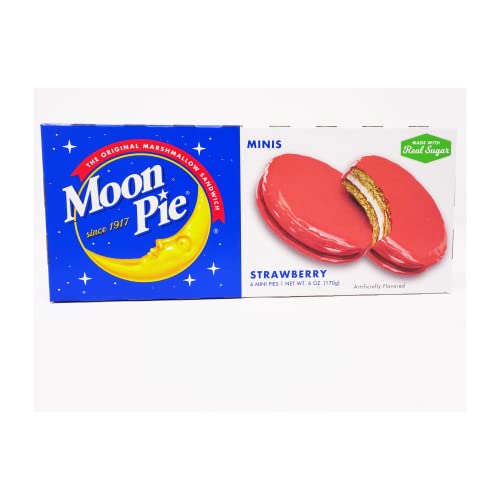 Mini Moon Pies 6ct Box (Pack of 1) (Strawberry)