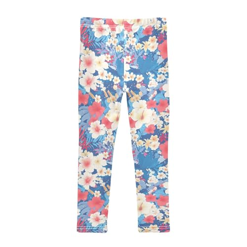 KLL Colorful Flower Toddler Baby Girl Cotton Leggings Soft High Waisted Sweatpants Sports2