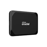Crucial X9 2TB Portable SSD&comma; Up to 1050MB&sol;s&comma; USB 3&period;2 USB-C&comma; External Solid State Drive&comma; Compatible with Windows&comma; Mac&comma; & Android&comma; Reliable Storage for Games&comma; Files&comma; & Backups&comma; Black - CT2000X9SSD902