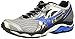 Mizuno Men's Wave Inspire 14 Running Shoe, Silver/Directoire Blue, 10