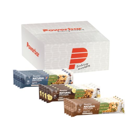 Immagine prodotto: Powerbar Natural Protein Multiflavour Box 12x40g - Barrette di Proteine Vegane + Ingredienti Naturali
