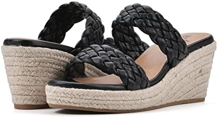 WHITE MOUNTAIN Women's Yoyo Platform Sandal, Black/Smooth, 7 M | Image 1
