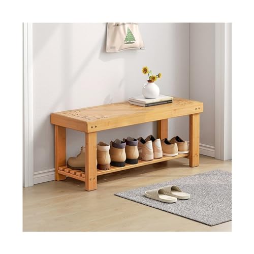 Banc à chaussures d'entrée modulable avec étagère empilable pour un gain de place maximal
