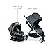 BRITAX B-Lively Travel System with B-Safe Ultra Infant Car Seat, 2 Layer Impact Protection, Birth to 55 Pounds, One Hand Fold, XL Storage, Ventilated Canopy, Easy to Maneuver, Gris