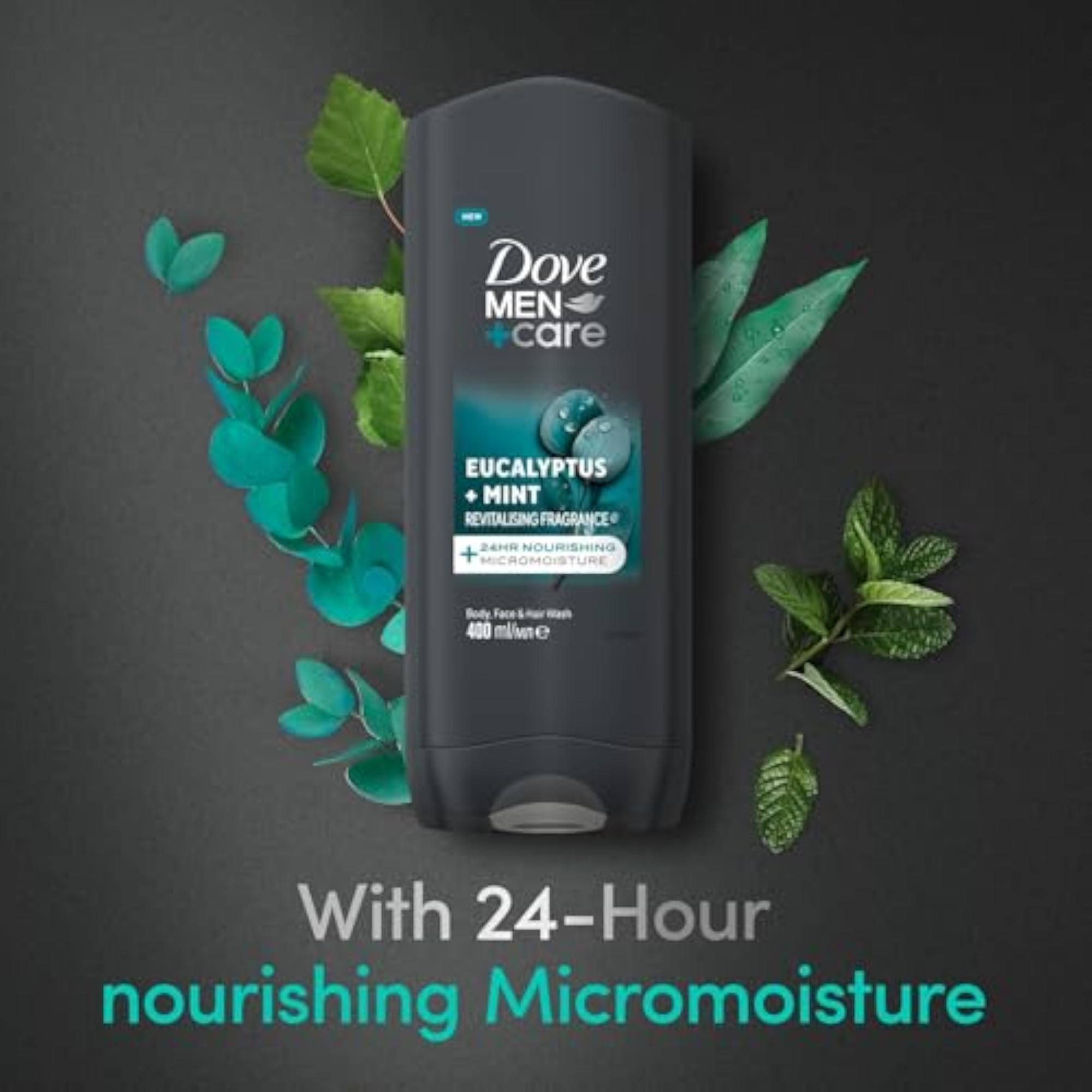 Men+Care Eucalyptus + Mint 3 In1 Hair Body and Face Wash