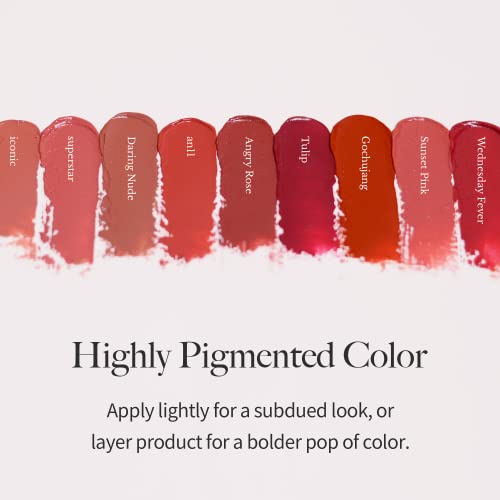 Yulip Lipstick - Korean Makeup, Organic, Clean Beauty, Paraben-Free, Natural Lipstick, Fragrance-Free, Moisturizing And Revitalizing Lipstick - Daring Nude #TOP5